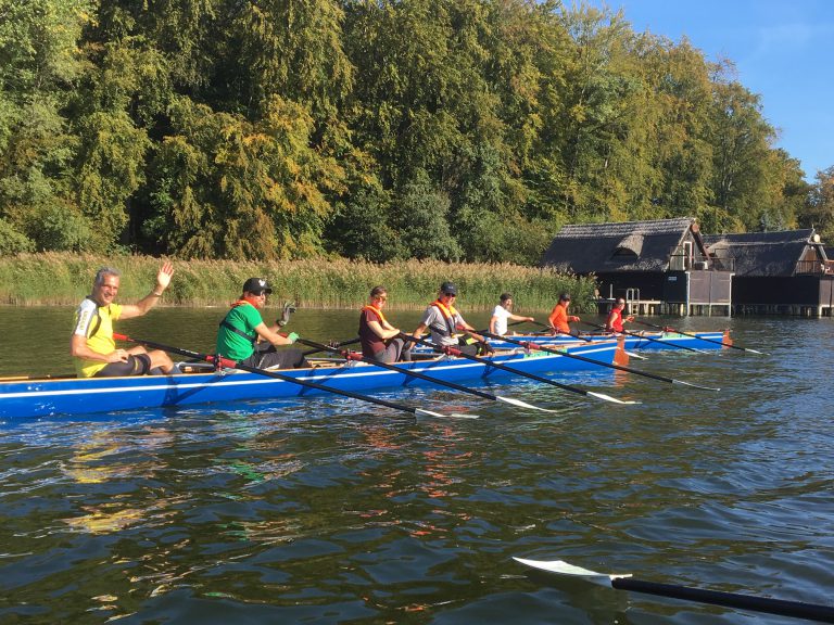 good mood on lake Petersdorf